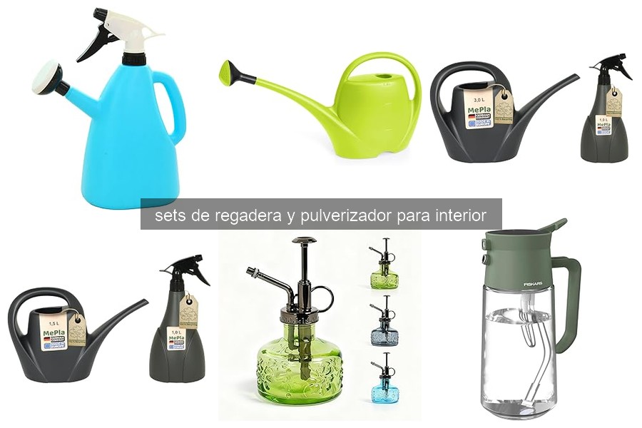 Tipos de sets de regadera y pulverizador para plantas interiores