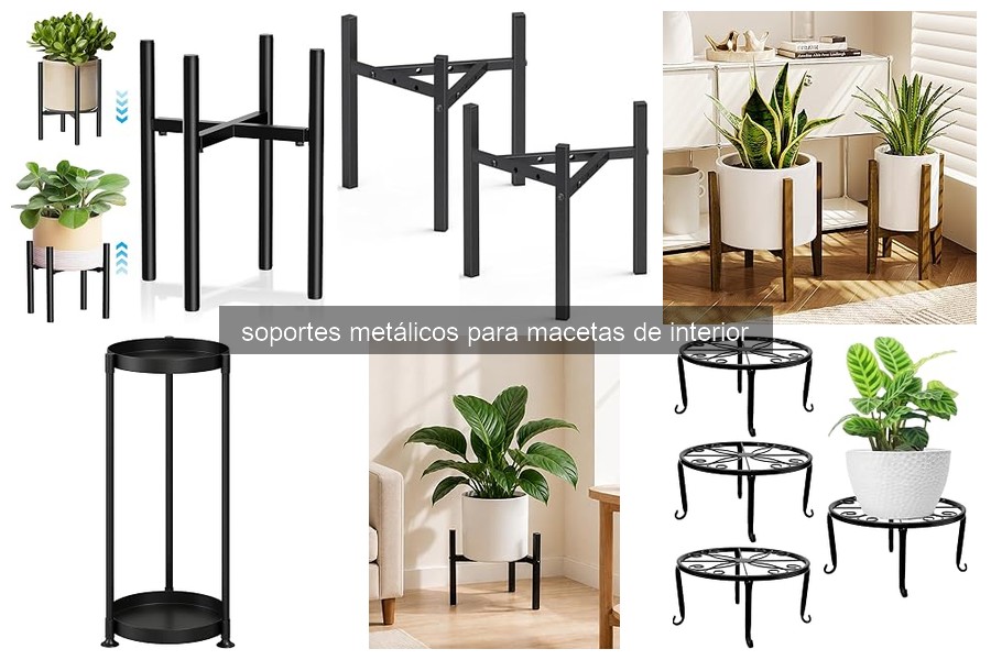 Ventajas de los soportes metálicos para macetas de interior