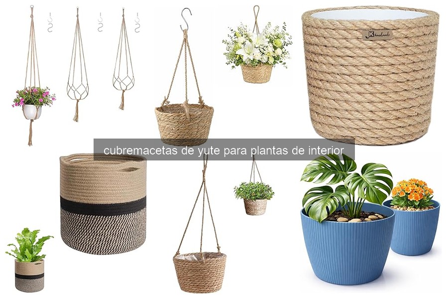 Ventajas y desventajas de cubremacetas de yute para plantas