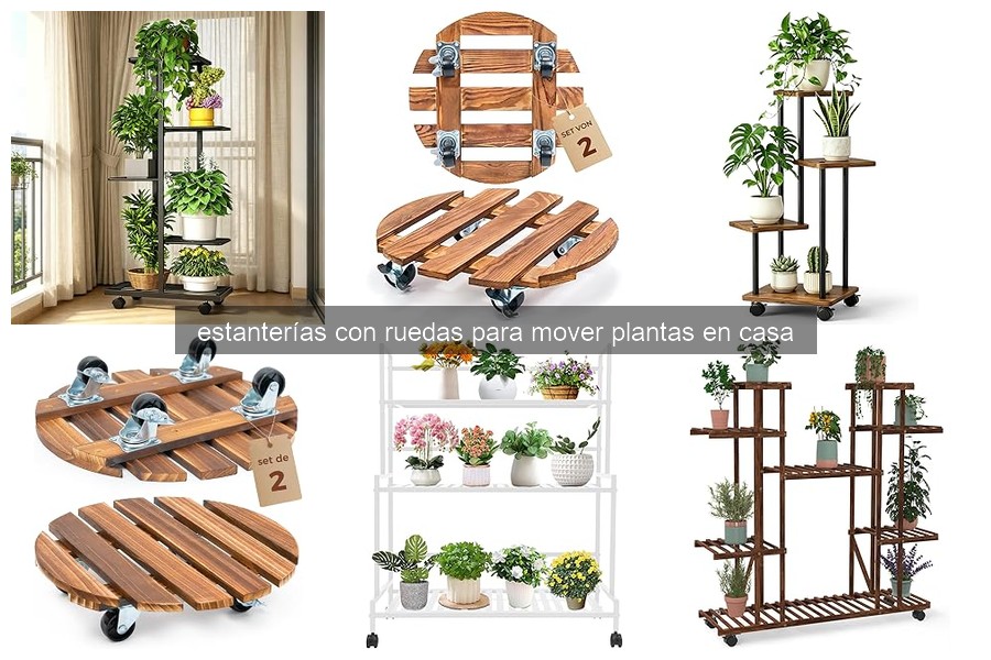 Ventajas y desventajas de estanterías con ruedas para plantas